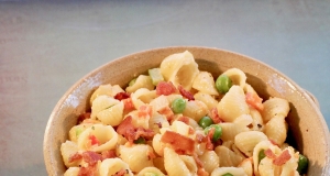 Ranch Pasta Salad with Peas