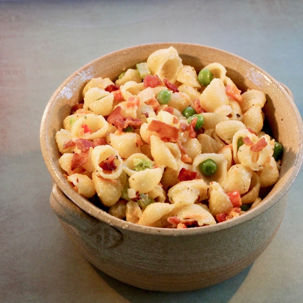Ranch Pasta Salad with Peas