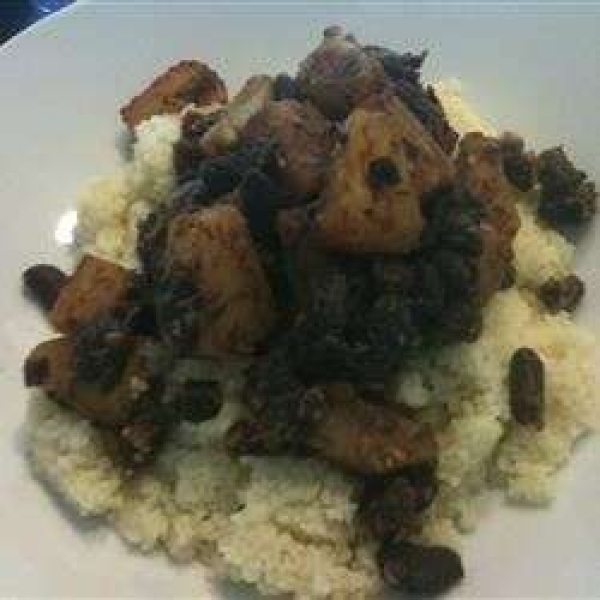 Pineapple, Black Beans, and Couscous