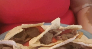 Greek-Style Beef Pita