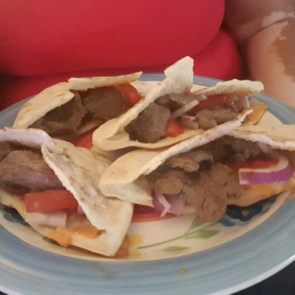 Greek-Style Beef Pita