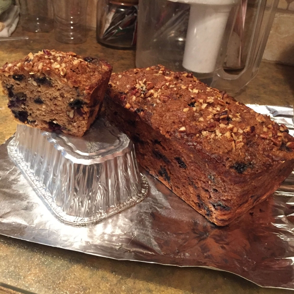 Blueberry Banana Nut Bread