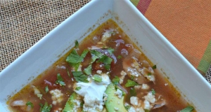 Aunt Kathy's Tortilla Soup