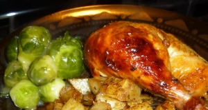 Orange, Tea, Bourbon-Brined Paprika Butter Turkey