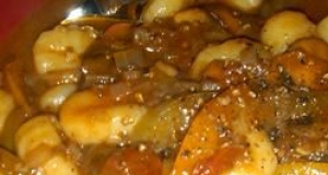 Gnocchi and Peppers in Balsamic Sauce