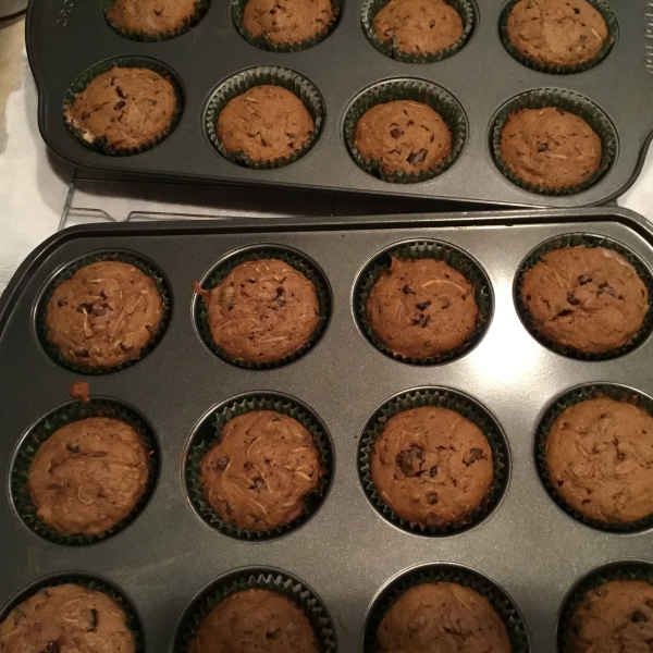 Zucchini Chocolate Chip Cupcakes