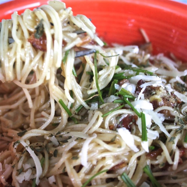 Bacon-Egg Spaghetti