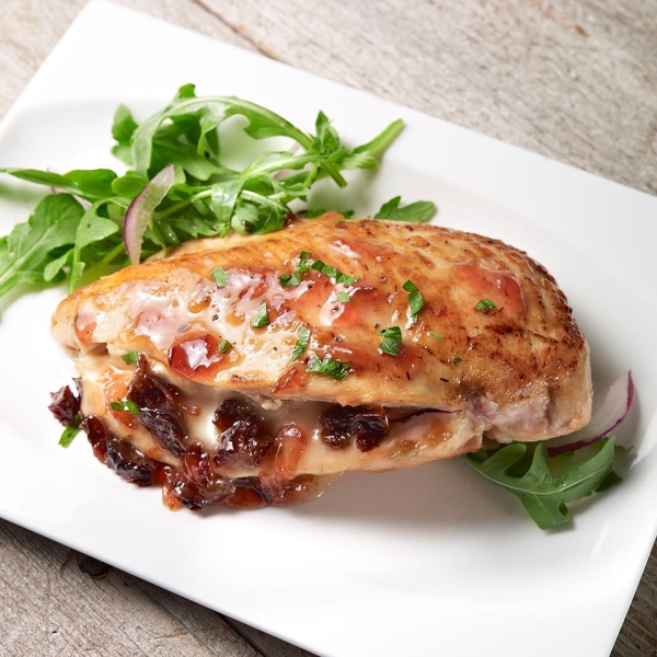 Prune and Brie Stuffed Chicken