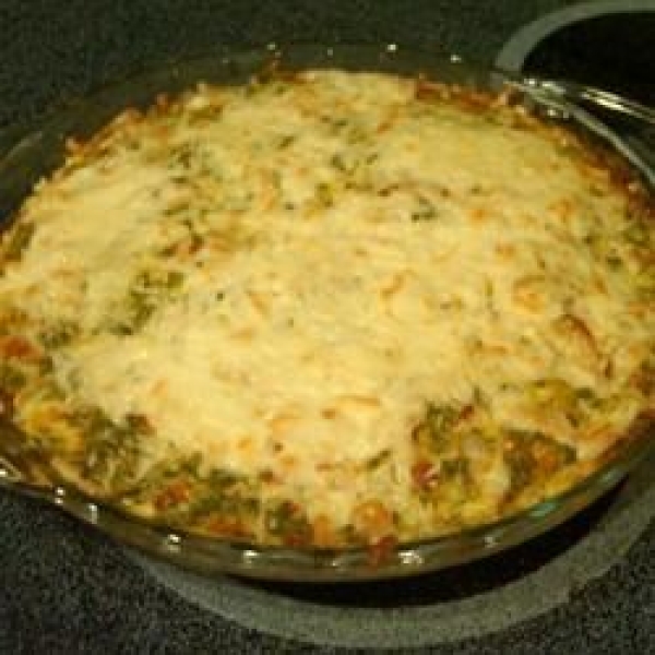 Italian Spinach-Cottage Cheese Pie