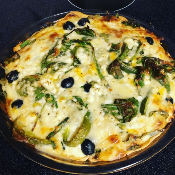 Italian Spinach-Cottage Cheese Pie