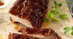 Cherry-Chipotle Glazed Back Ribs