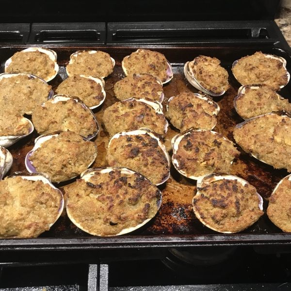 Chopped Baked Clams