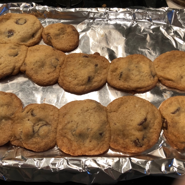 Golden Chocolate Chip Cookies