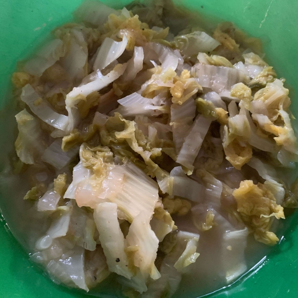 Sauteed Napa Cabbage