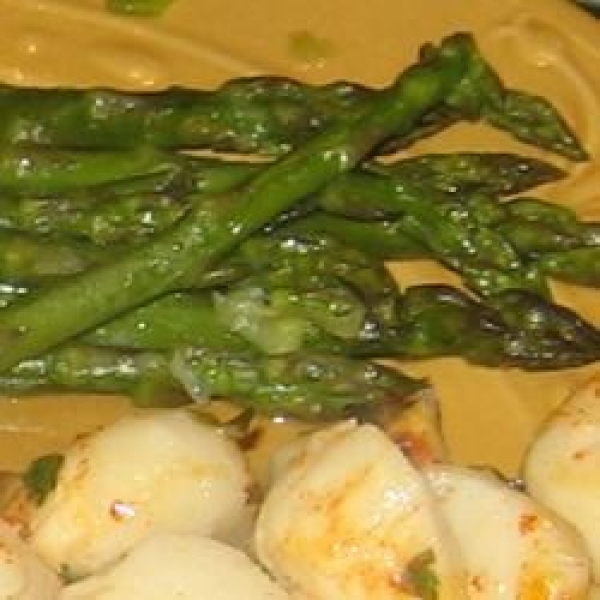 Asparagus with Garlic and Onions