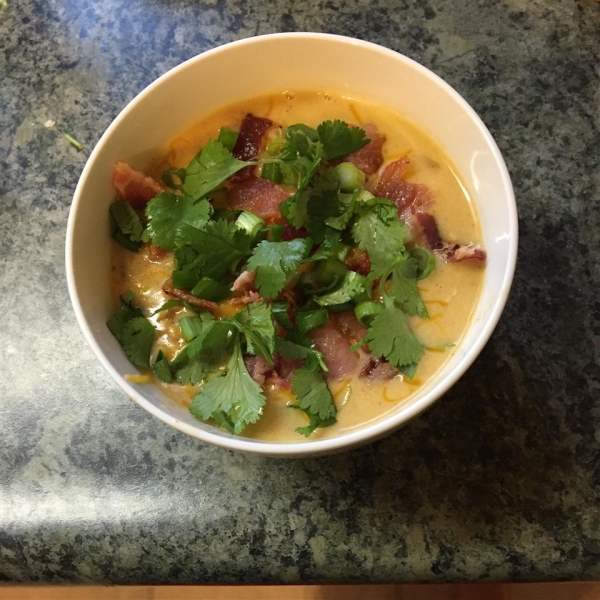 Southwestern Chicken and Corn Soup