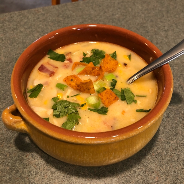 Southwestern Chicken and Corn Soup