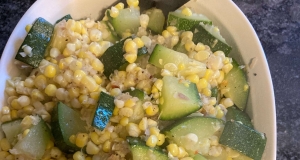 Fresh Corn and Zucchini Sauté