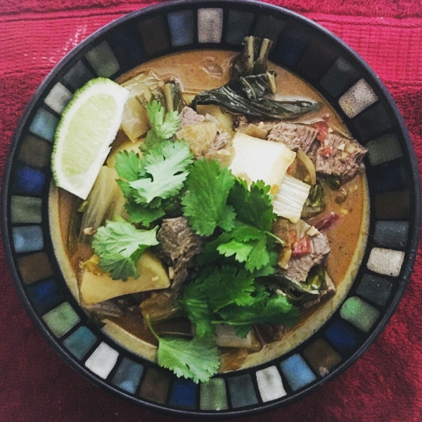 Slow Cooker Red Curry Beef Pot Roast