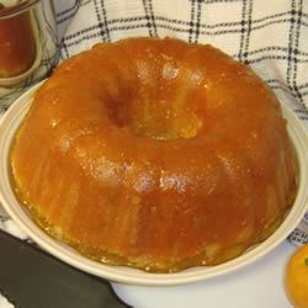 Apricot Brandy, Peach Schnapps Pound Cake