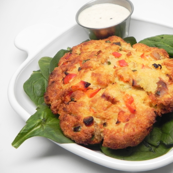 Baharat Salmon Cakes with Aioli
