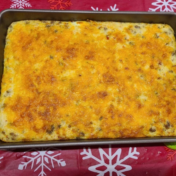 Grits, Sausage, and Egg Casserole