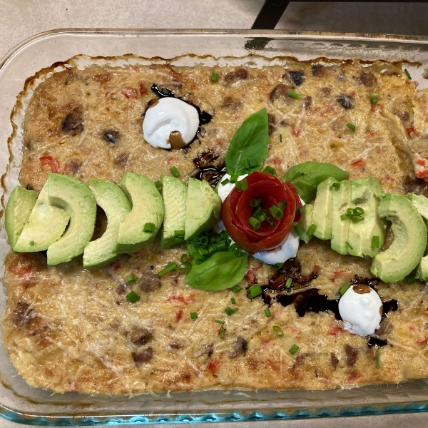 Grits, Sausage, and Egg Casserole