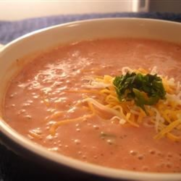Tomato Blue Cheese Soup
