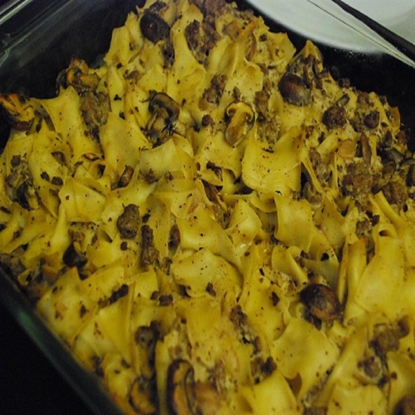 Ground Beef Stroganoff Casserole