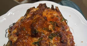 Inside-Out Air-Fried Eggplant Parm