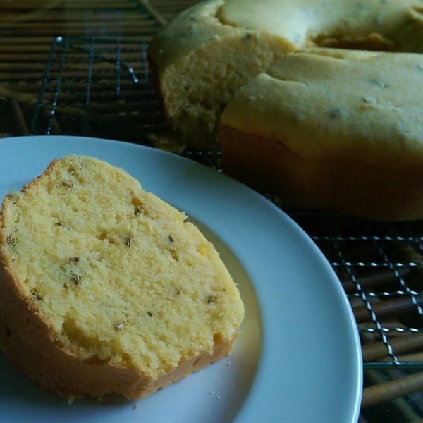 Sweet Cornmeal Cake Brazilian-Style