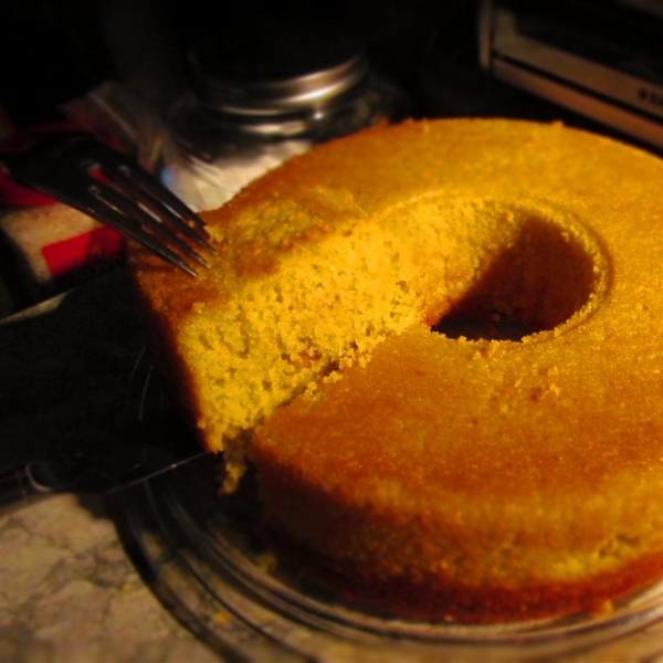 Sweet Cornmeal Cake Brazilian-Style