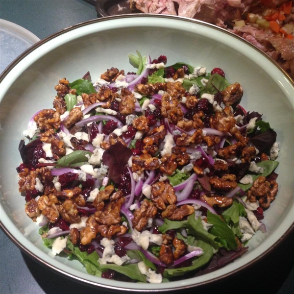 Missy's Candied Walnut Gorgonzola Salad