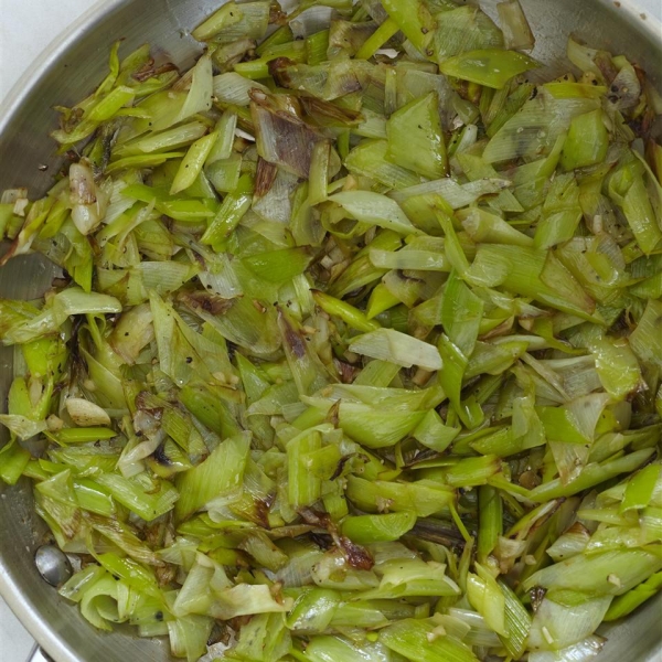 Mediterranean Style Leeks with Lemon