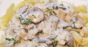 Portobello Mushroom Stroganoff