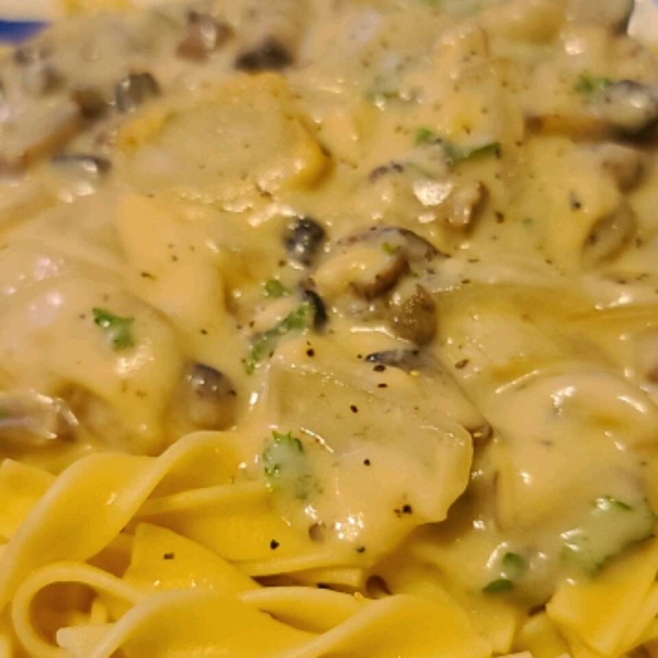 Portobello Mushroom Stroganoff