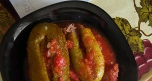 Middle Eastern Stuffed Zucchini