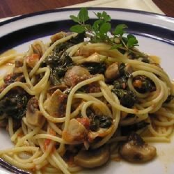 Portobello Mushroom Pasta