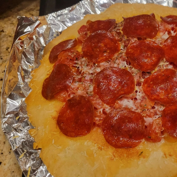 No-Yeast Pizza Crust