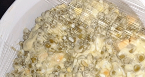 Green Pea Salad With Cheddar Cheese