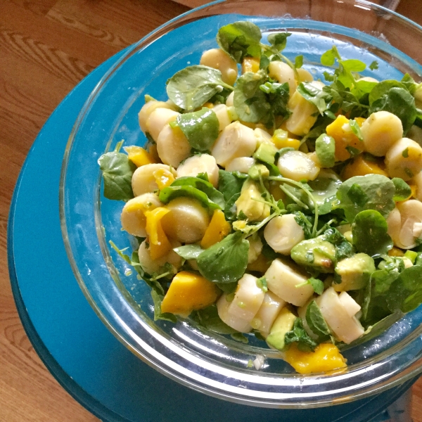 Tropical Hearts of Palm Salad with Mango and Avocado