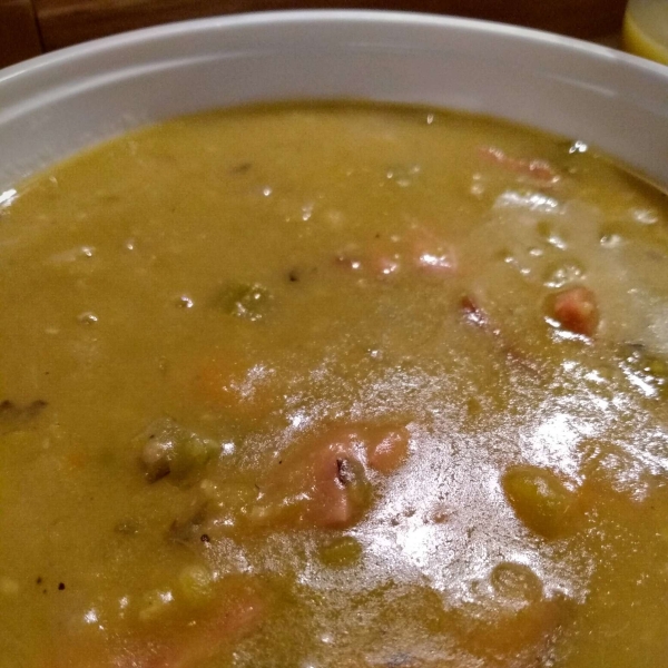 Ham and Split Pea Soup Recipe — A Great Soup
