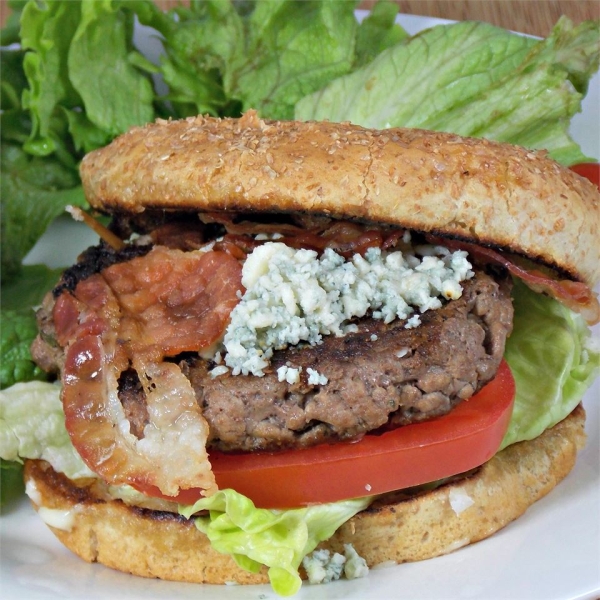 Bacon and Blue Cheese Burgers