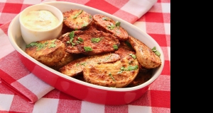 Air Fryer Fingerling Potatoes with Dip