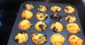 Gluten-Free Blueberry Muffins made with Coconut Flour