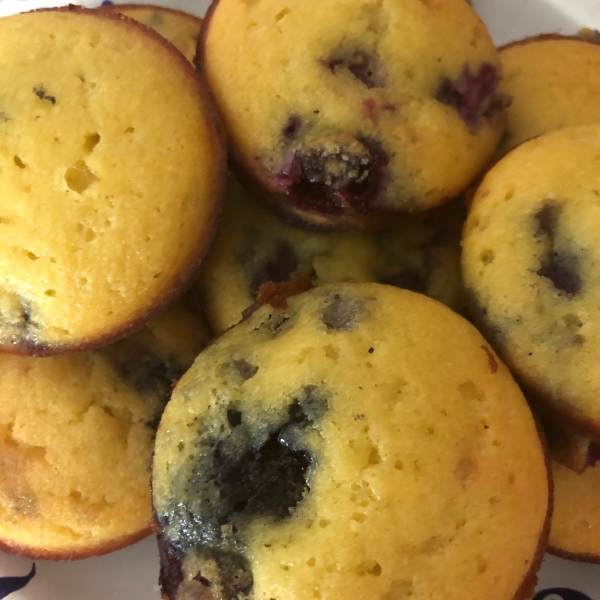 Gluten-Free Blueberry Muffins made with Coconut Flour