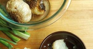 Grilled Green Garlic