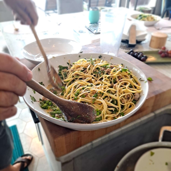 Cool and Light Pasta and Herbs