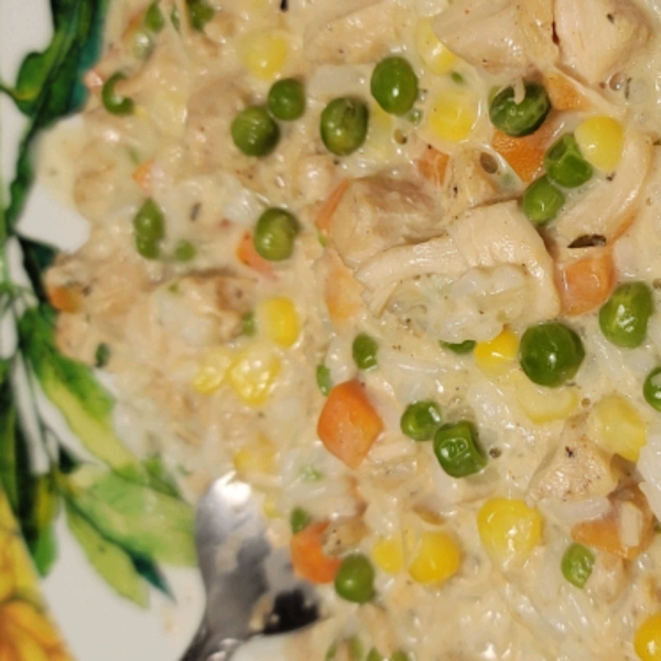 Instant Pot Chicken Pot Pie (Crustless and Gluten Free)