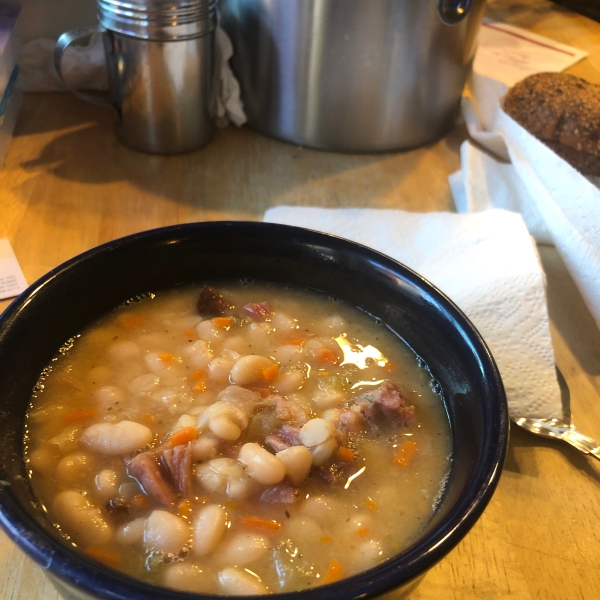 White Bean and Ham Bone Soup